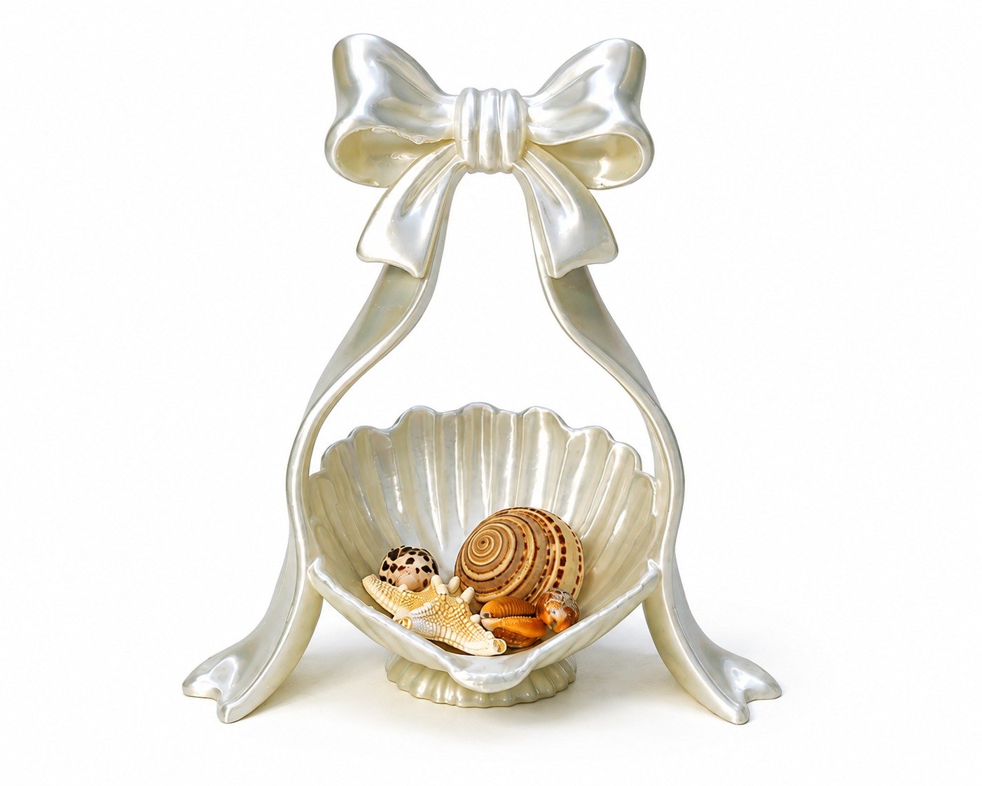 Pearl Bow Jewelry Organizer Tray