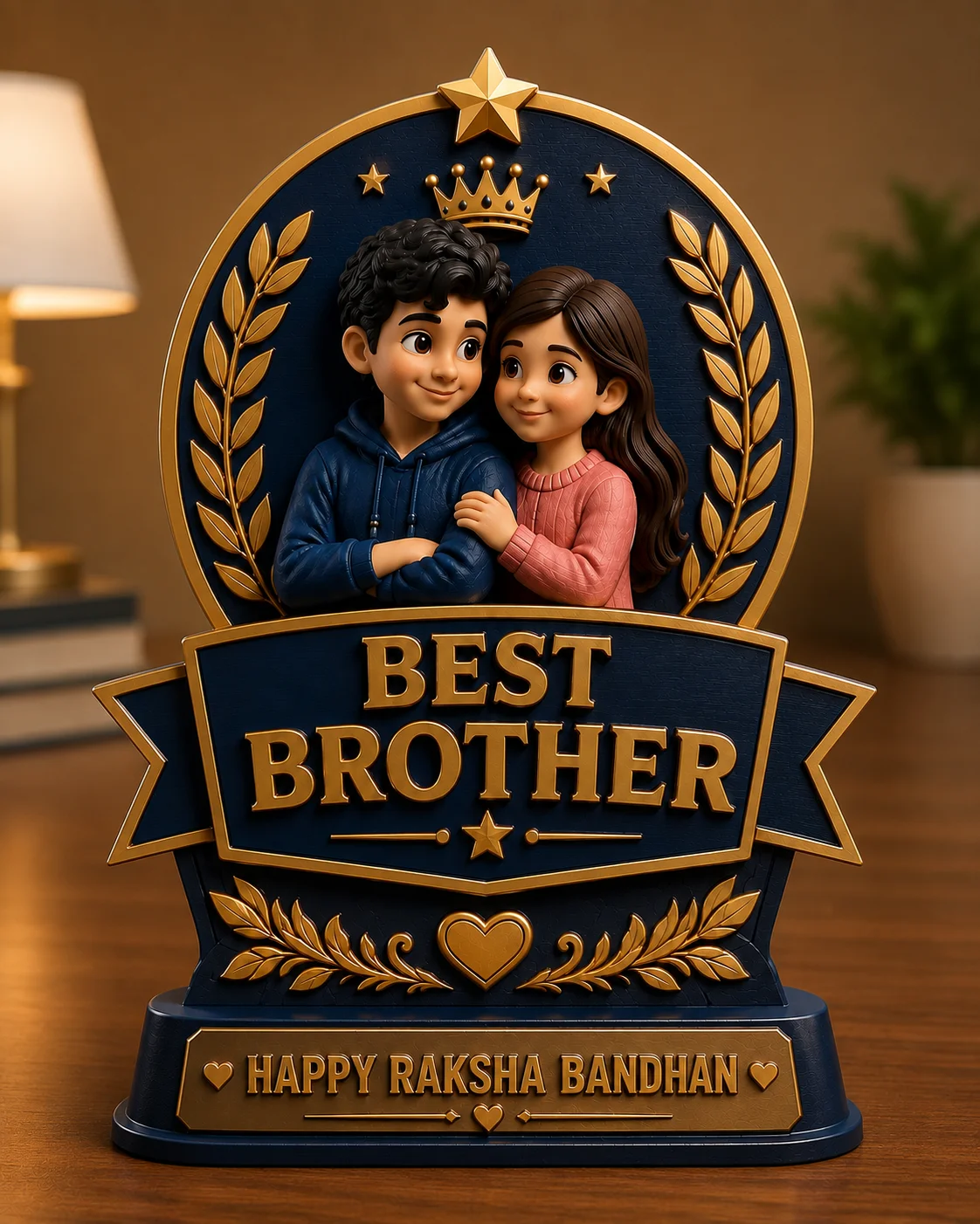 Best Brother Personalized Rakhi Gift | Happy Raksha Bandhan Gift