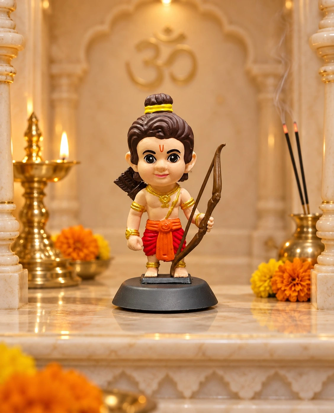 Cute Bal Ram Ji Bow and Arrow Idol