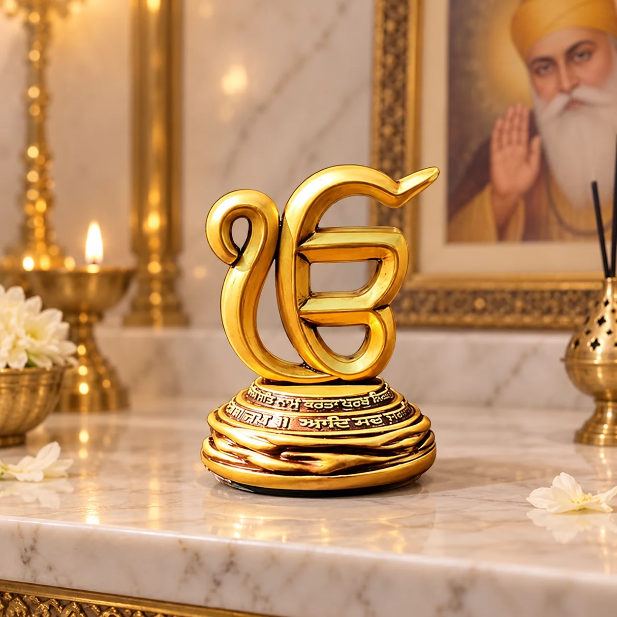 Golden Ik Onkar Dashboard Idol